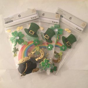 3x St. Patty 3D Stickers Recollections St. Patrick